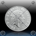 1oz V. BRITANIJA 2 Pounds 2020 (ROYAL ARMS) UNC